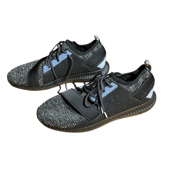 Under Armour Men Size 10.5 Threadborne Shift Gray Black Running Shoes Sneakers - Picture 2 of 7